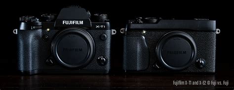 fujifilm x t1 vs e2.